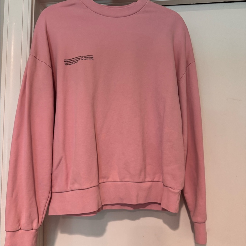 Pangaia Sakura Pink Organic Cotton Sweatshirt